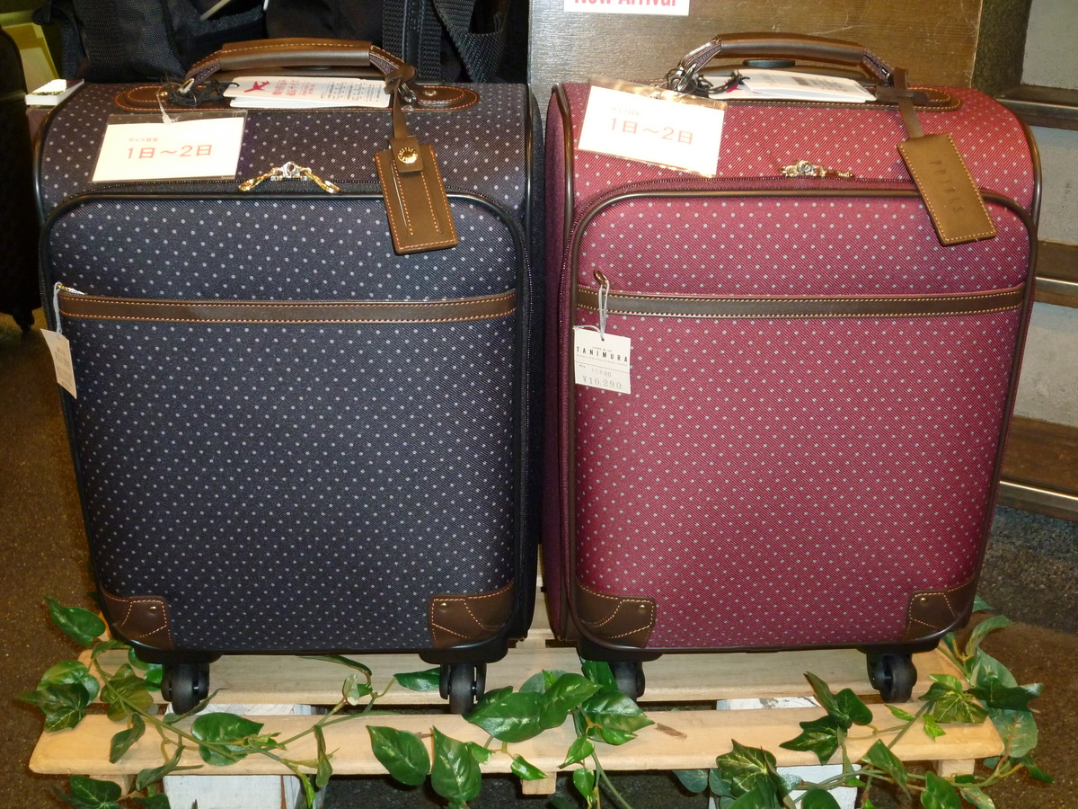 Cuteでかわいいドット柄スーツケース(ソフトキャリー)登場！ | 京都の吉田カバン（PORTER）正規販売店 鞄館タニムラ