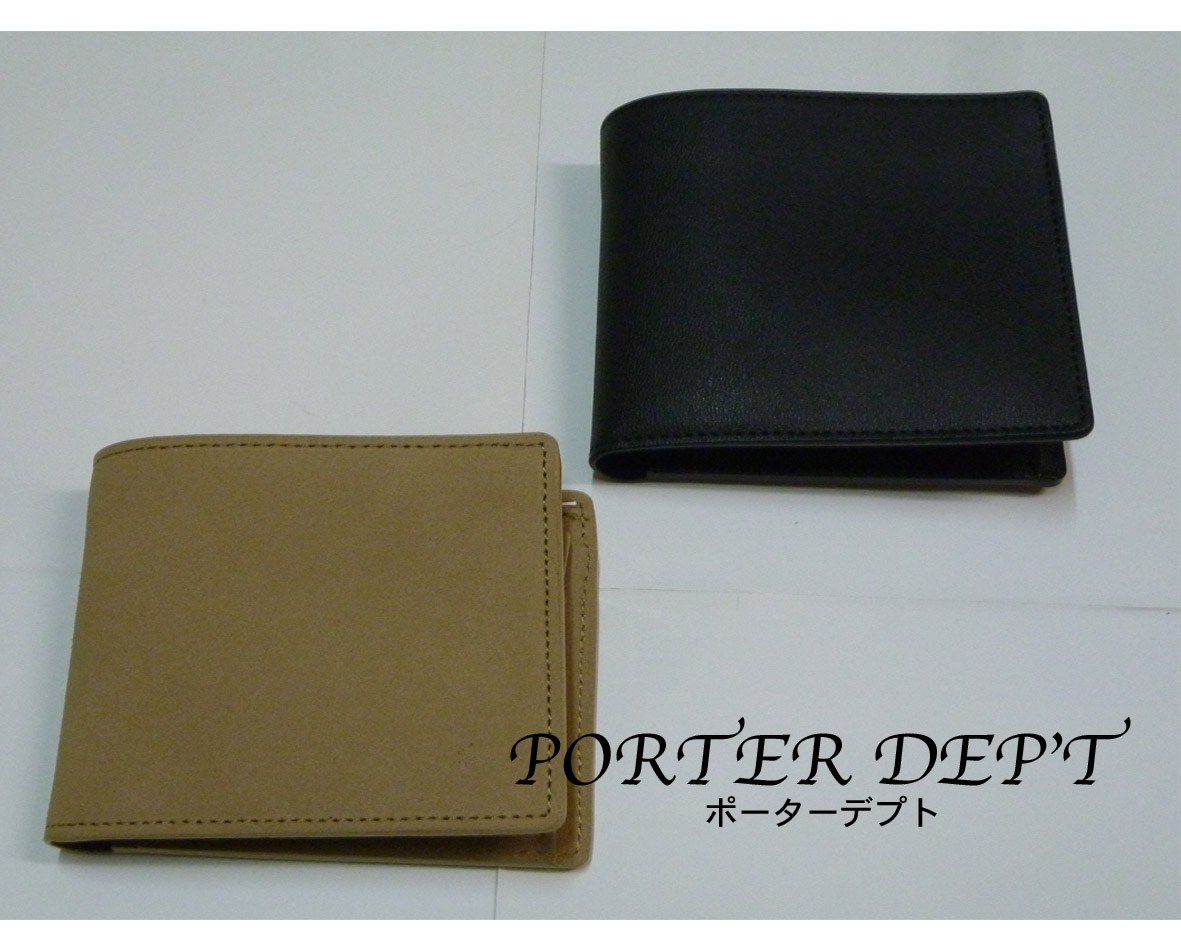 吉田カバン PORTER DEP'T/ポーターデプト 革/レザー二つ折り財布 [140
