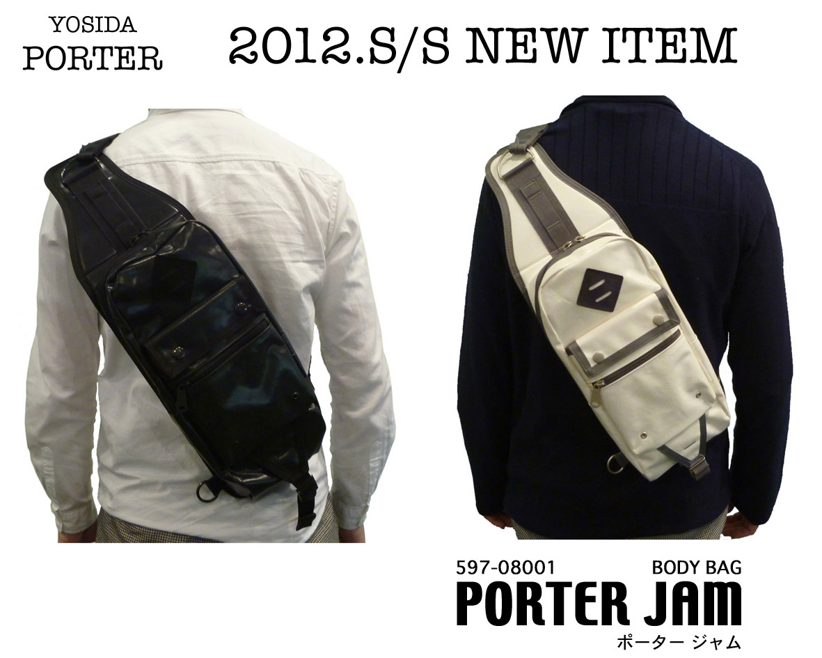 吉田カバン PORTER JAM/ポータージャム 追加型 縦型 ボディバッグ[597 ...